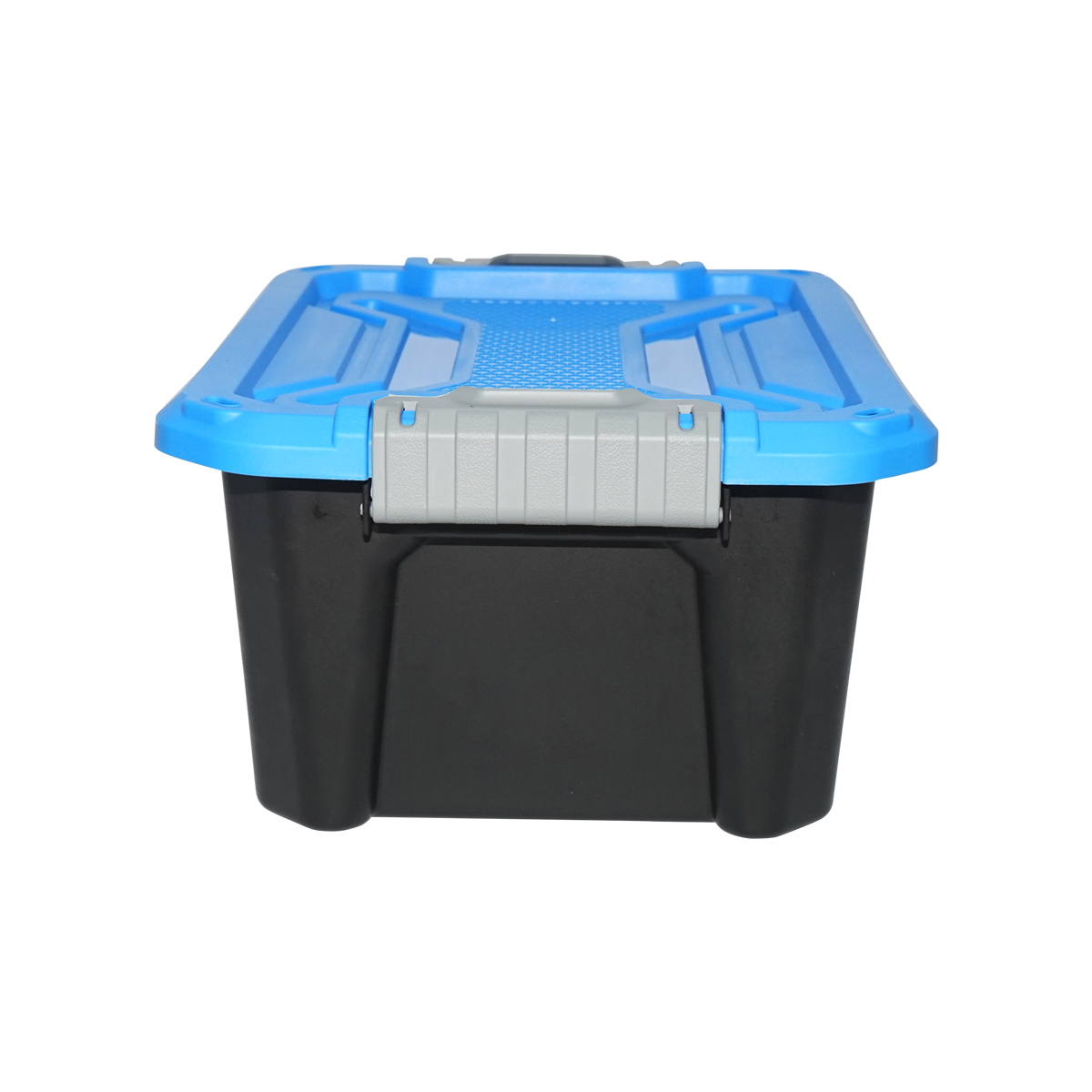 Cutie, lada depozitare heavy duty 12L cu capac, albastra 385x295x175mm Breckner Germany - imagine 2