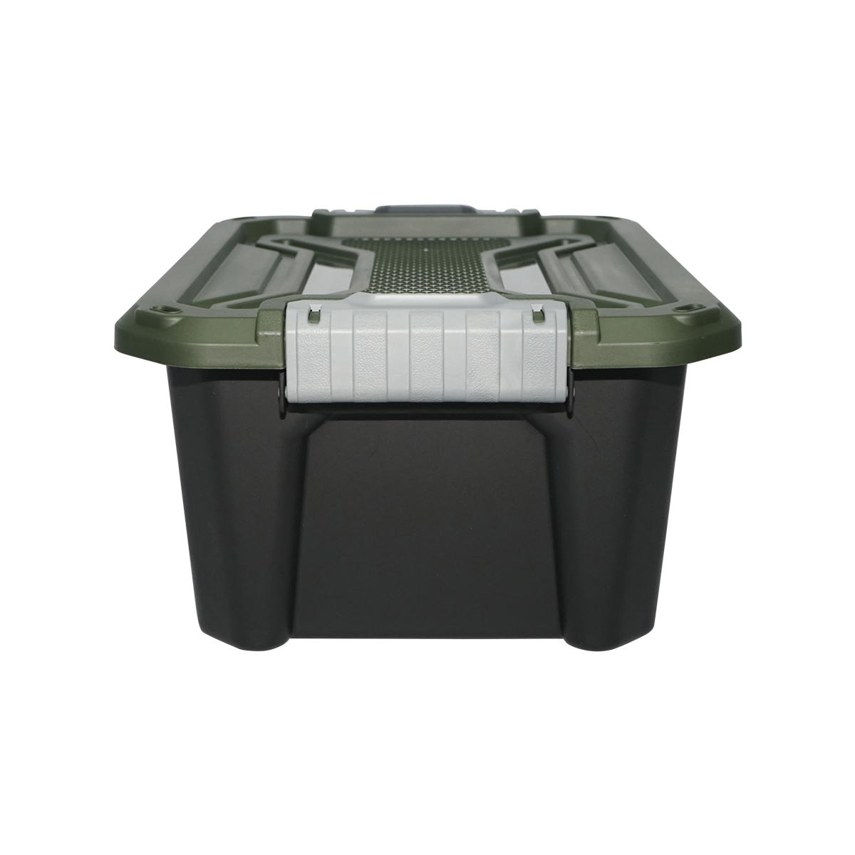 Cutie, lada depozitare heavy duty 12L cu capac, verde 385x295x175mm Breckner Germany - imagine 2