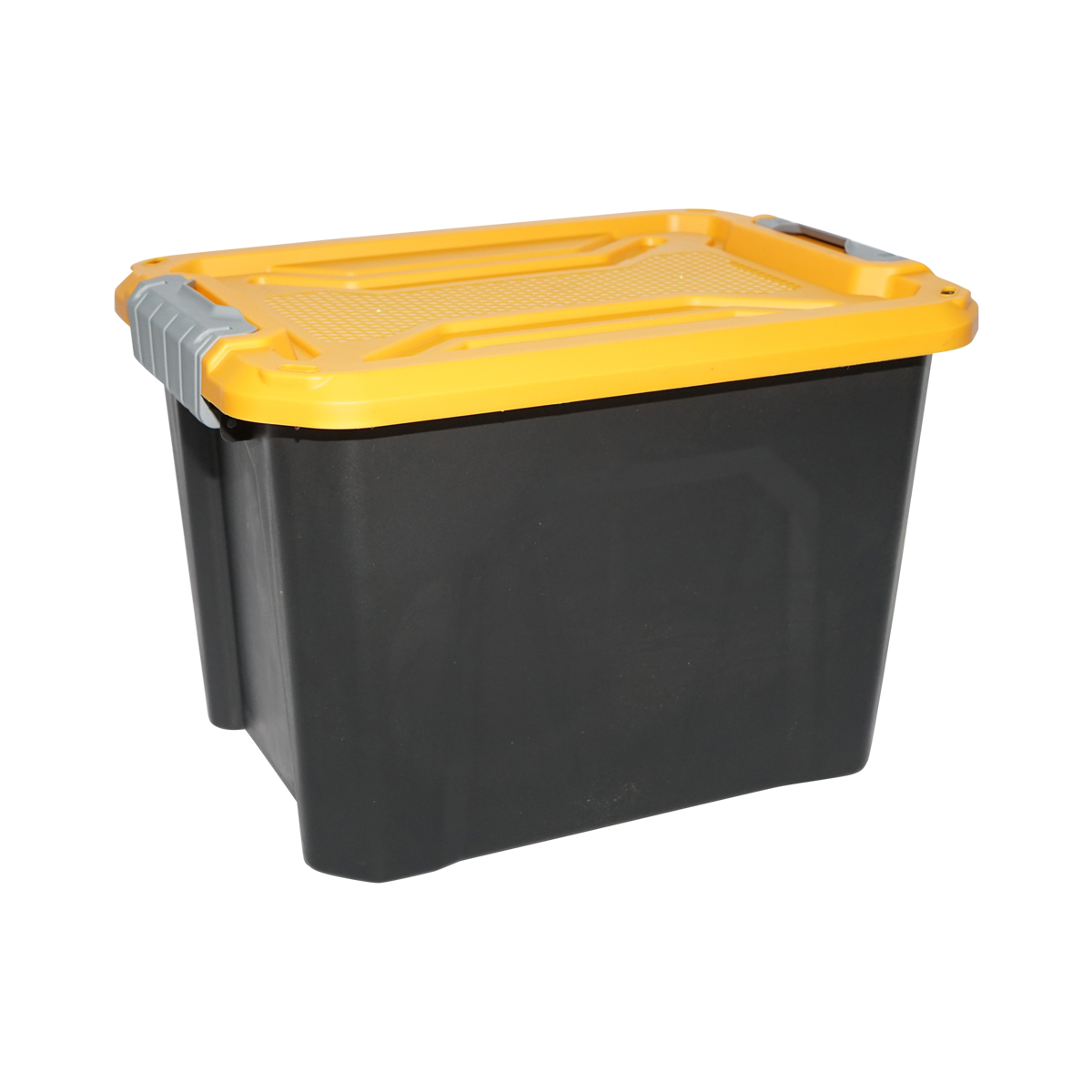 Cutie, lada depozitare heavy duty 18L cu capac, galbena 385x295x260mm Breckner Germany - imagine 3