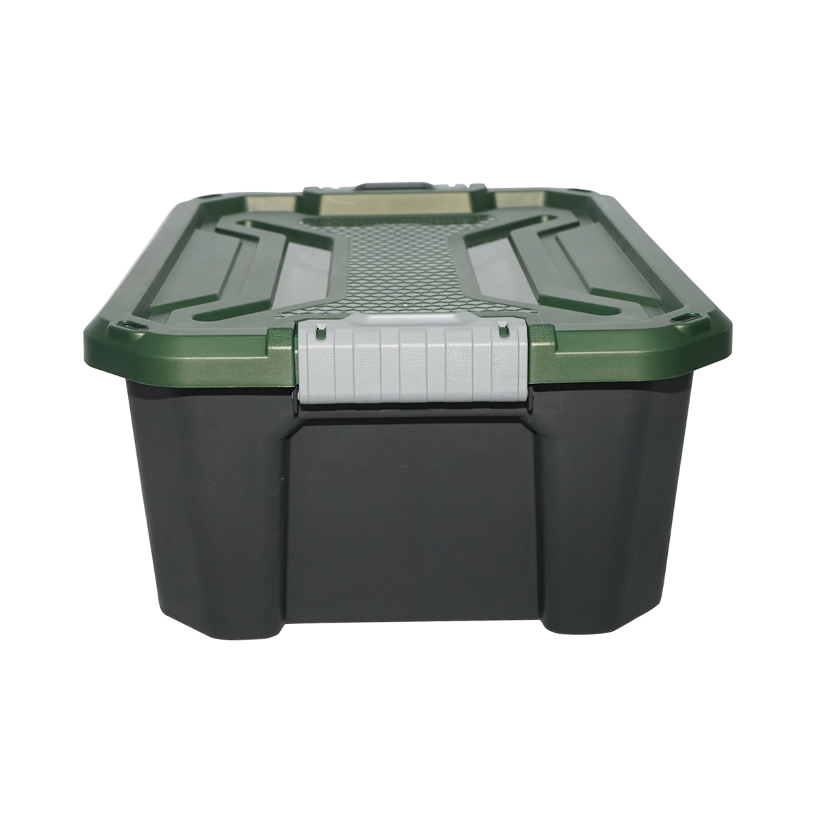 Cutie, lada depozitare heavy duty 20L cu capac, verde 490x380x200mm Breckner Germany - imagine 2