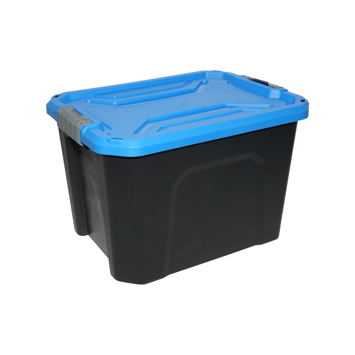 Cutie, lada depozitare heavy duty 40L cu capac, albastra 490x380x200mm Breckner Germany - imagine 3
