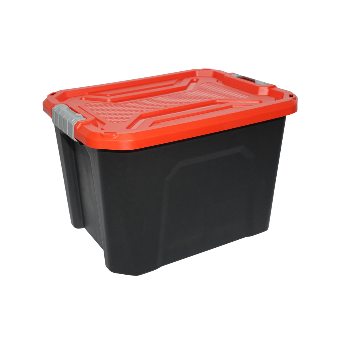 Cutie, lada depozitare heavy duty 40L cu capac, rosie 490x380x200mm Breckner Germany - imagine 3