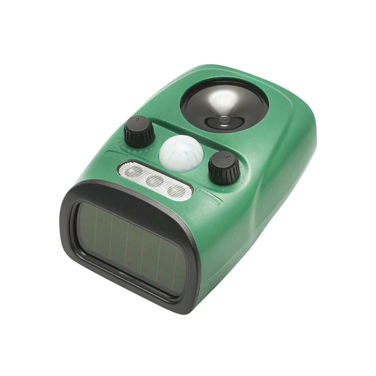 Aparat solar cu senzor de miscare, ultrasunete si lumini pentru alungarea cainilor, pisicilor, vulpilor, pasarilor Baisan - imagine 4