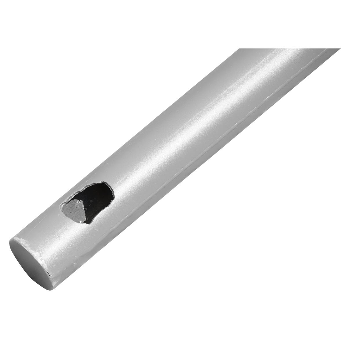 Stalp conic 6m cu brat orizontal pentu iluminat stradal - imagine 5