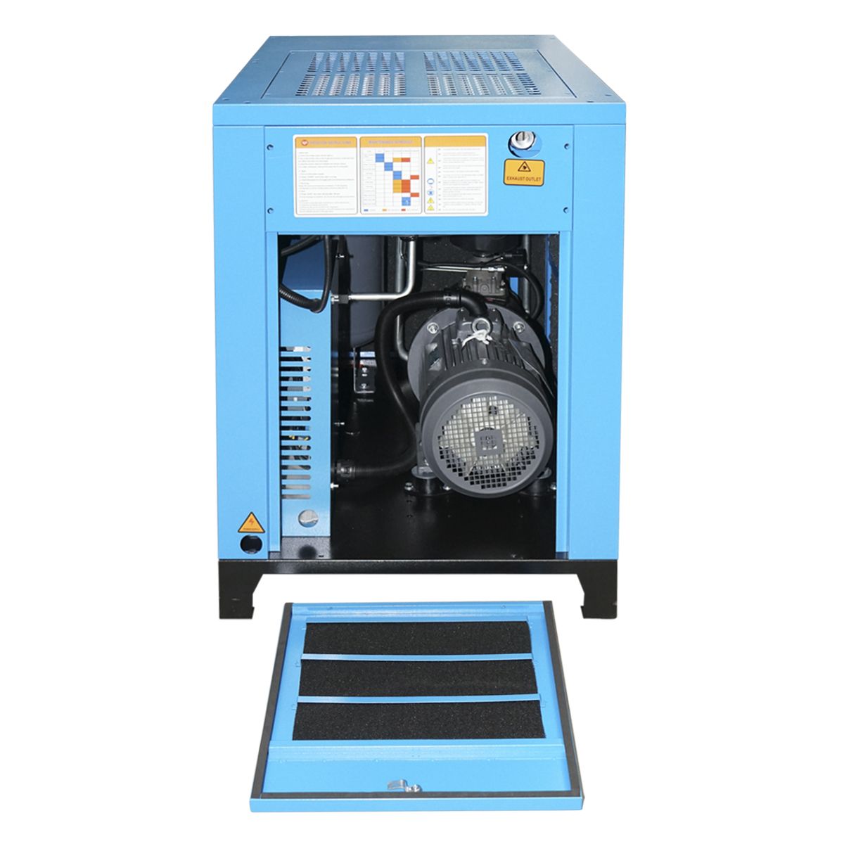 Compresor cu surub 11KW/ 15CP, 1.5mc/min cu uscator Breckner Germany - imagine 2