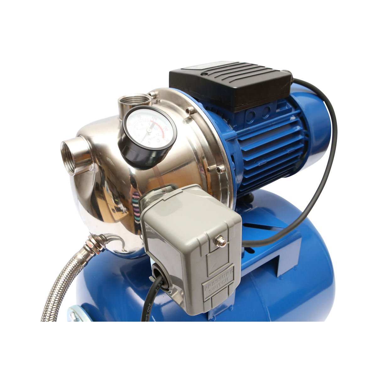 Hidrofor apa 550W 220V, debit 40L/min, H42m, rezervor 24L, viteza 2860 r/min AUTOJS80 Breckner Germany - imagine 4