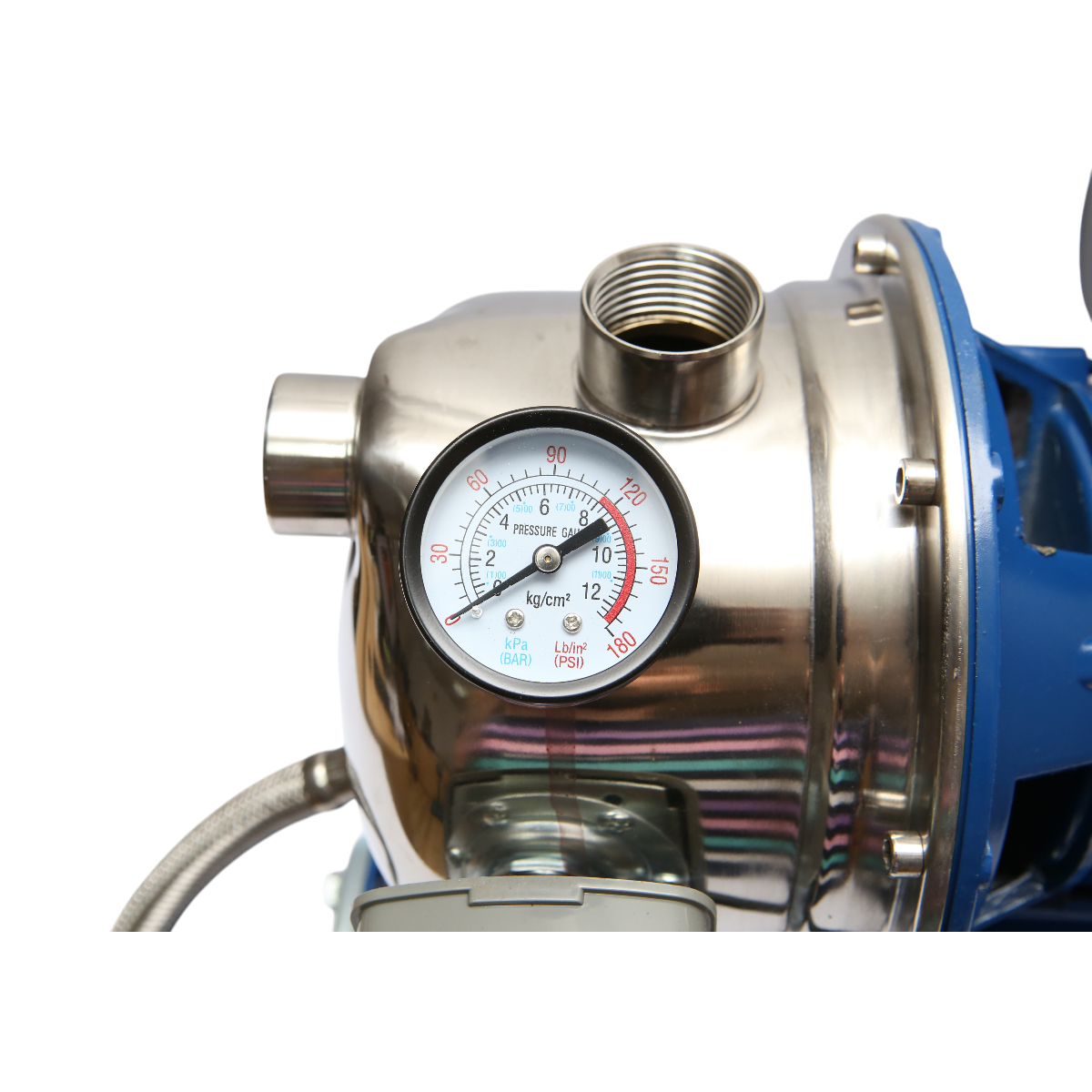 Hidrofor apa 550W 220V, debit 40L/min, H42m, rezervor 24L, viteza 2860 r/min AUTOJS80 Breckner Germany - imagine 7