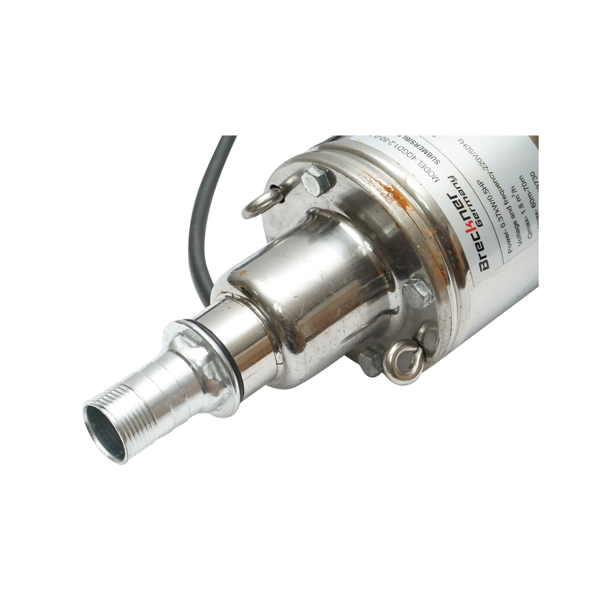 Pompa apa submersibila 4 inch, 370W, 30l/min adancime 50m, 220V 4QGD1.2-50-0.37Y Breckner Germany - imagine 5
