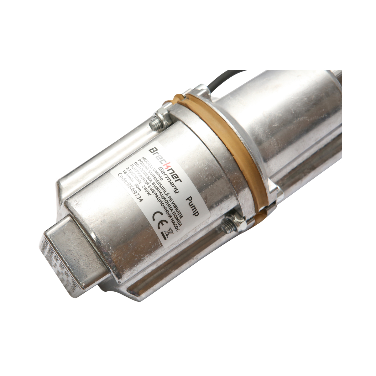 Pompa apa submersibila cu vibratii D100mm, 18L/min, adancime 60m, 220V, VMP60 Breckner Germany - imagine 4