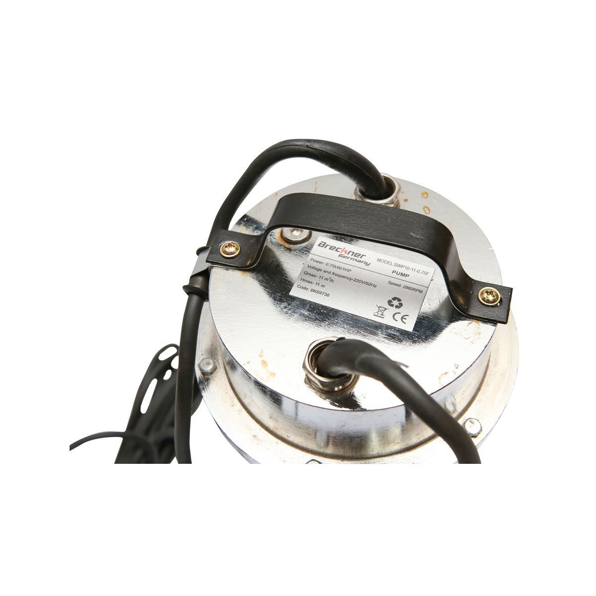 Pompa apa murdara, drenaj submersibila cu flotor 750W, 200L/min, adancime 11m, 220V SWP10-11-0.75F Breckner Germany - imagine 3