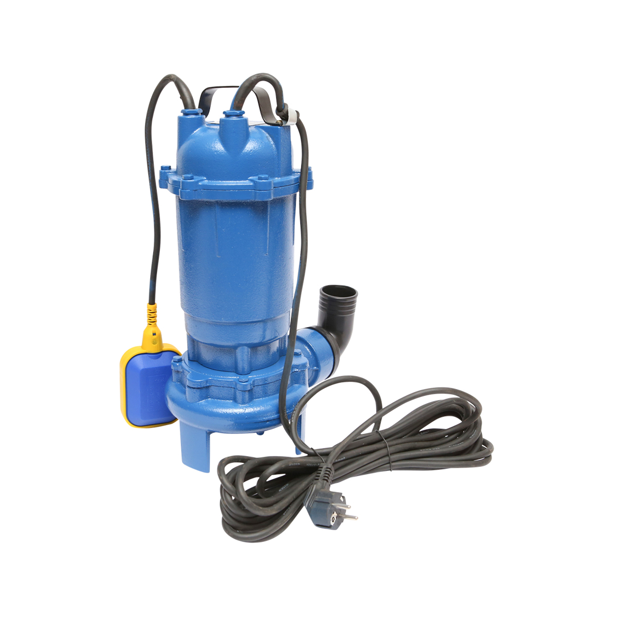 Pompa apa murdara, drenaj submersibila cu flotor si tocator 750W, 220V, debit 250L/min, H7m WQCD7-8-0.75F Breckner Germany - imagine 2