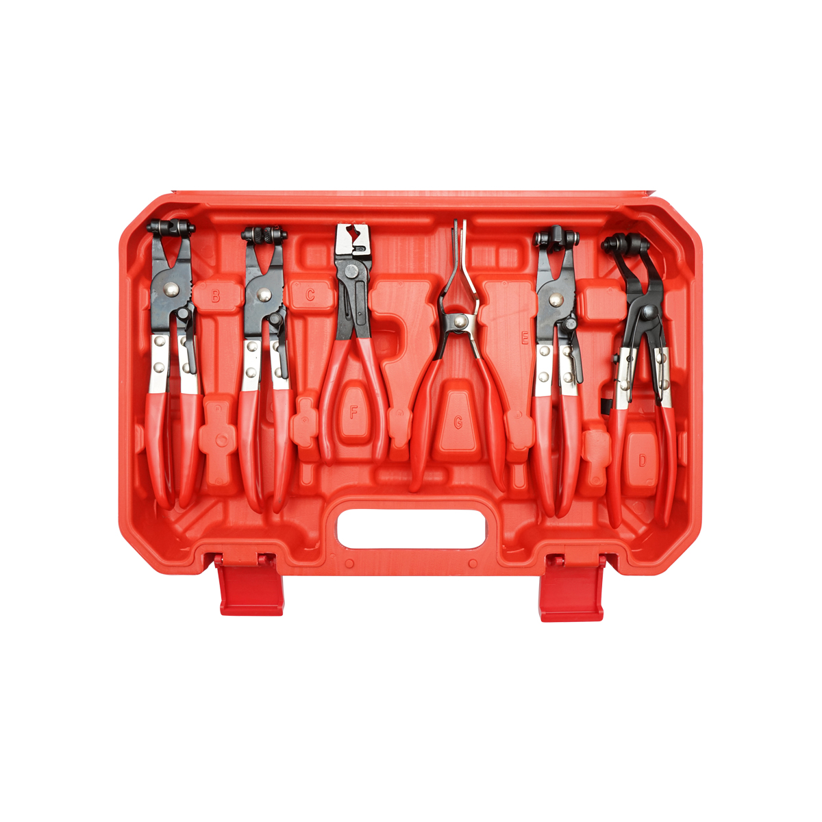 Trusa clesti pentru coliere furtunuri si conducte auto 9 piese Breckner Germany - imagine 4