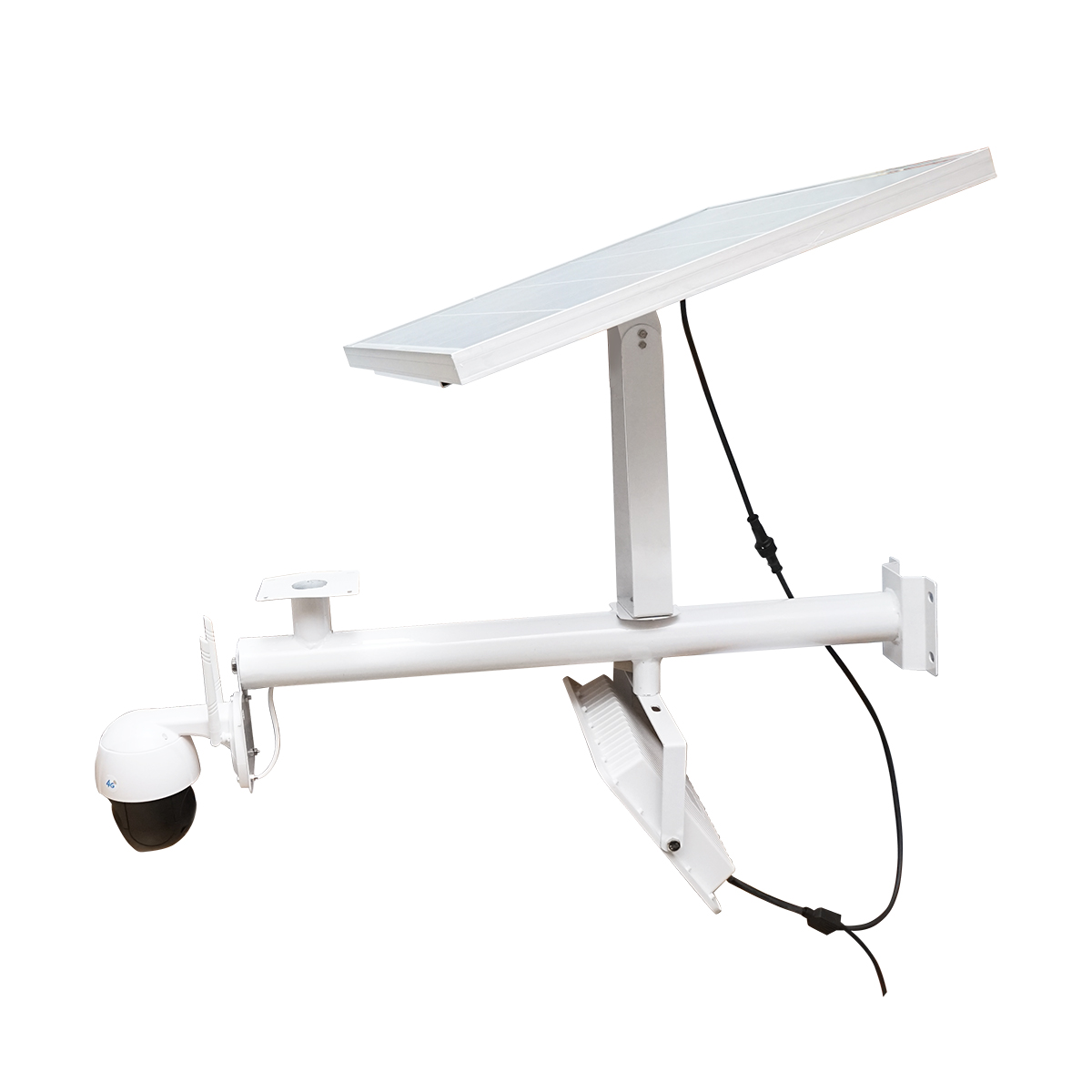 Camera de supraveghere cu proiector LED 300W, baterie, panou solar 60W si telecomanda Breckner Germany - imagine 2