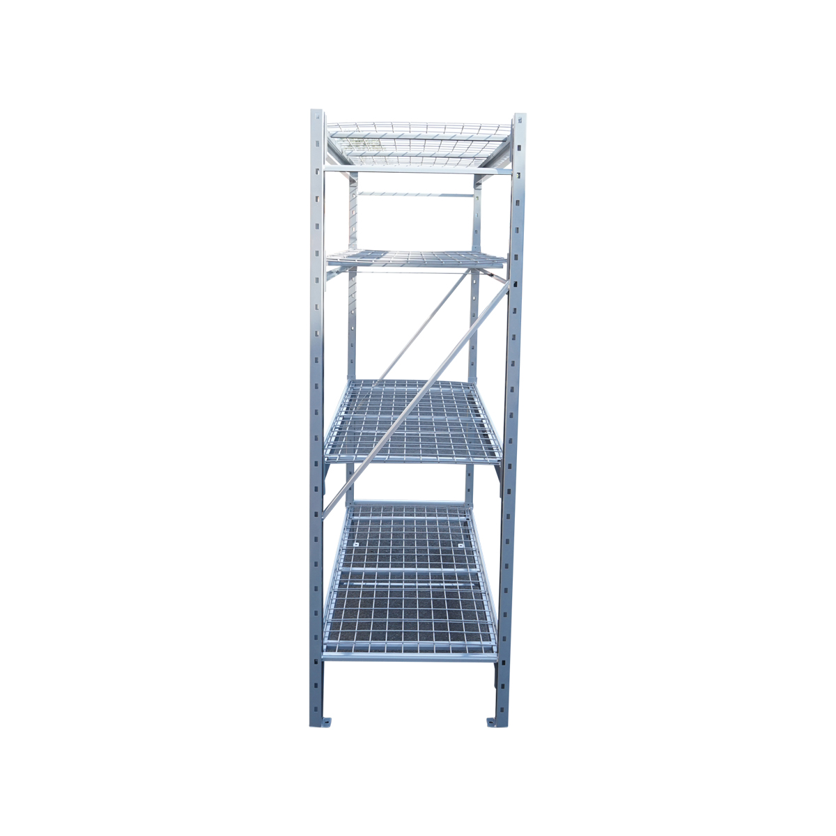Raft metalic cu 4 polite 1960x610x1830mm Heavy Duty  - imagine 3