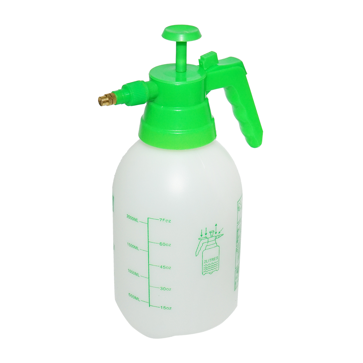 Pompa de stropit manuala, pulverizator 2L alba Breckner Germany vermorel - imagine 2