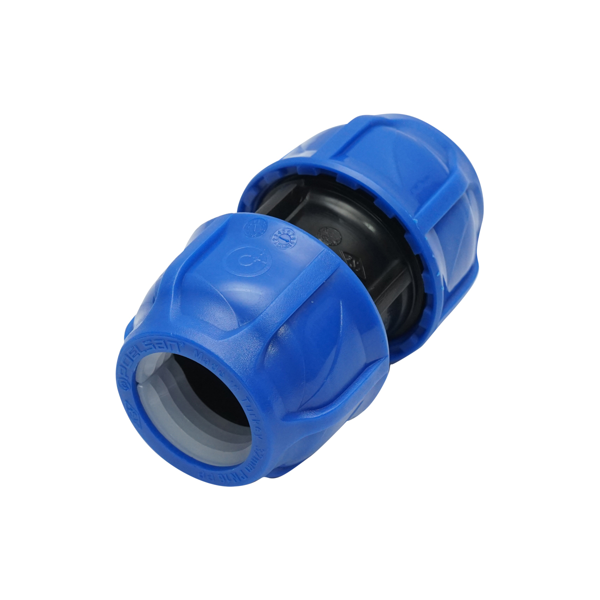 Mufa compresiune PN16, D32x32mm, max 16bar pentru sisteme irigatie PEHD - imagine 2