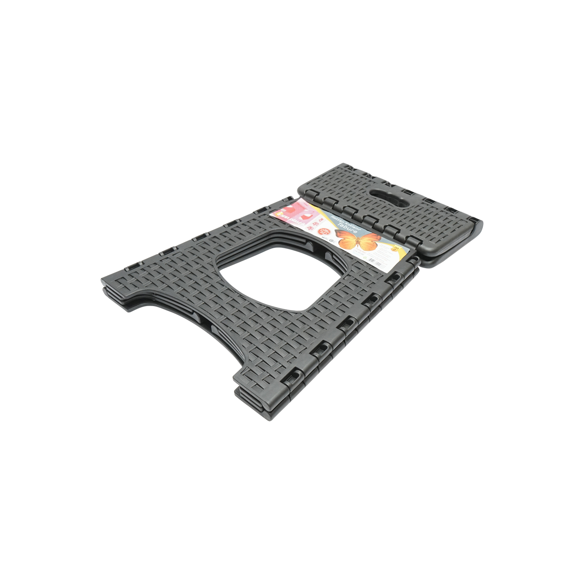 Scaun plastic pliabil negru 286X325X270 mm - imagine 3