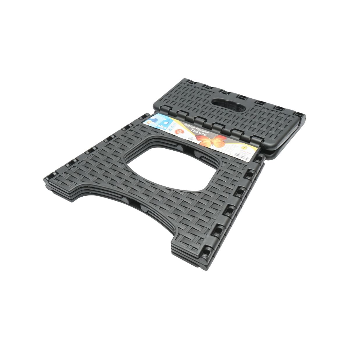Scaun plastic pliabil negru 286X325X270 mm - imagine 4