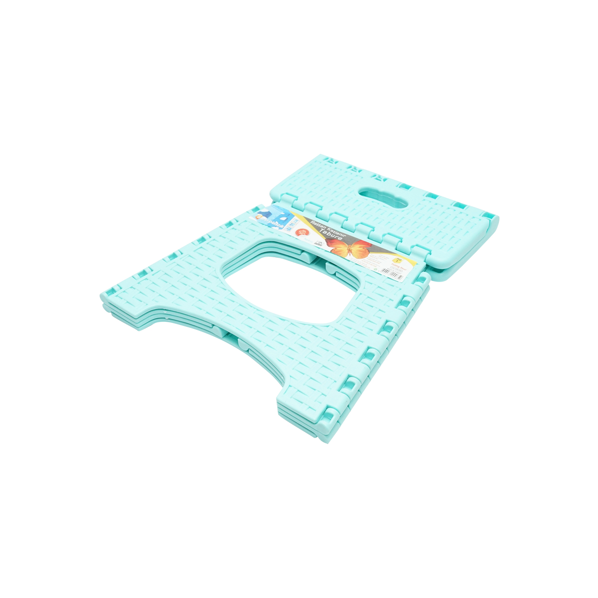 Scaun plastic pliabil turcoaz 286X325X270 mm - imagine 4