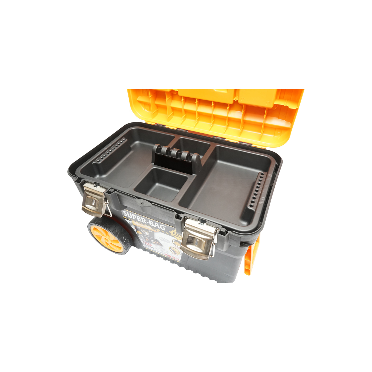 Cutie pentru scule heavy duty cu roti tip troler 652x400x420mm - imagine 2