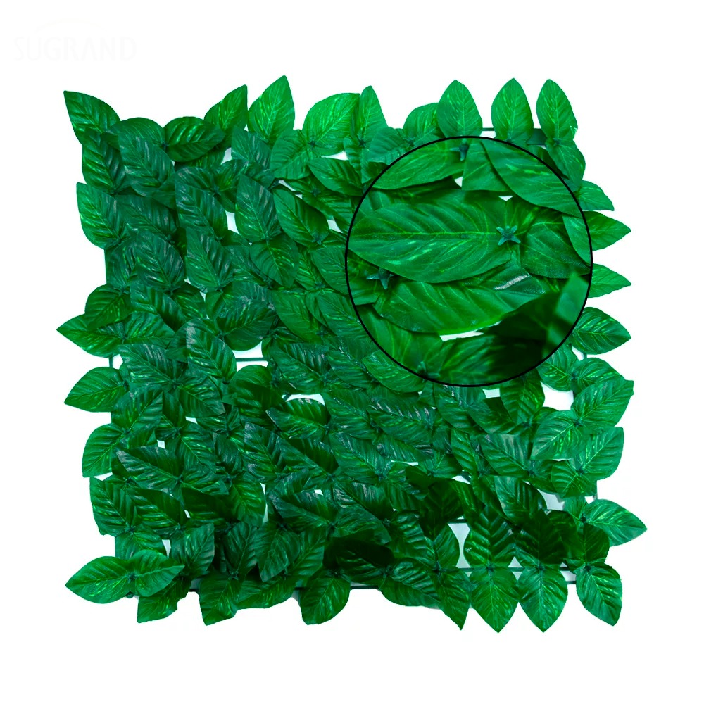 Gard viu artificial cu frunze verzi latime 1M si lungime 5M - imagine 3