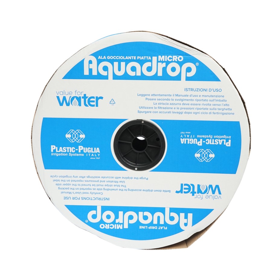 Banda picurare apa, rola 3000M 2.1L/H, D16mm. pas 30cm AquaDrop - imagine 3