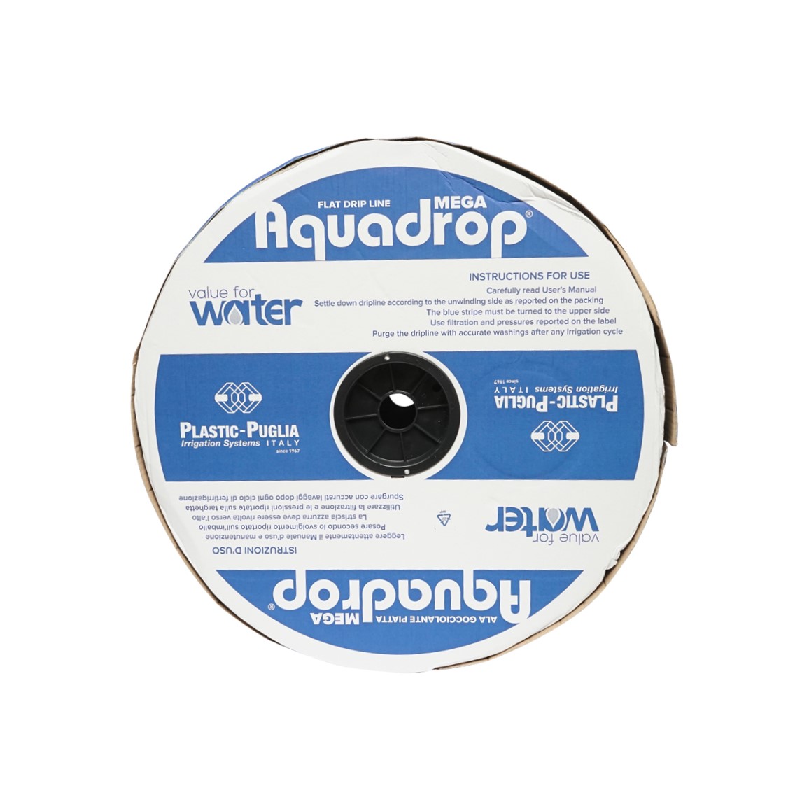 Banda picurare apa, rola 1800M 2.1L/h, D22mm. pas 30cm AquaDrop - imagine 3