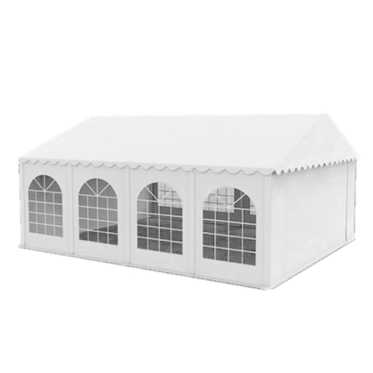 Hala pentru evenimente din PVC cu latime 3m si lungime 6m cadru din otel galvanizat - imagine 4