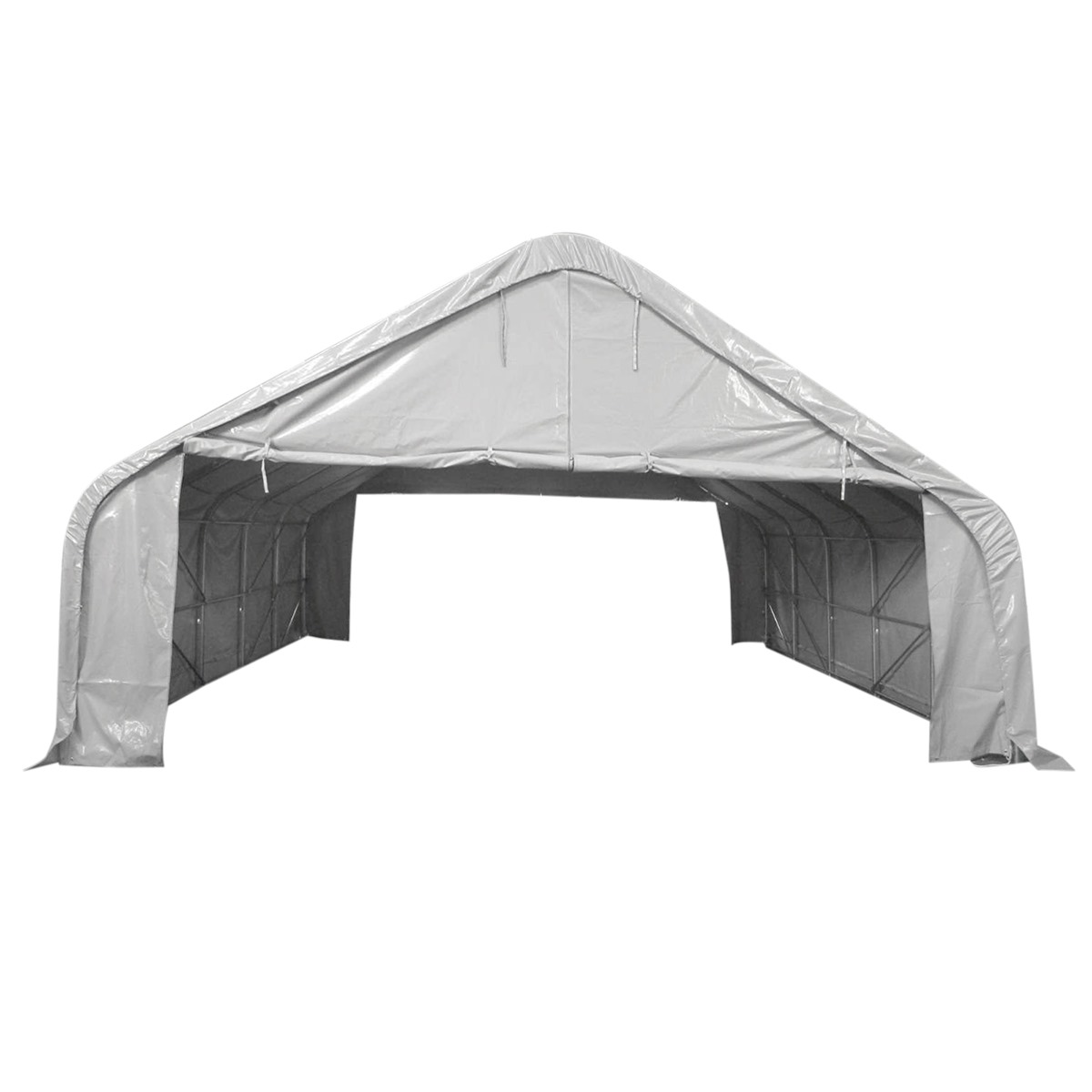 Hala depozitare din PVC cu structura metalica, latimea de 6m, lungime 12m si inaltime 2.6m - imagine 3