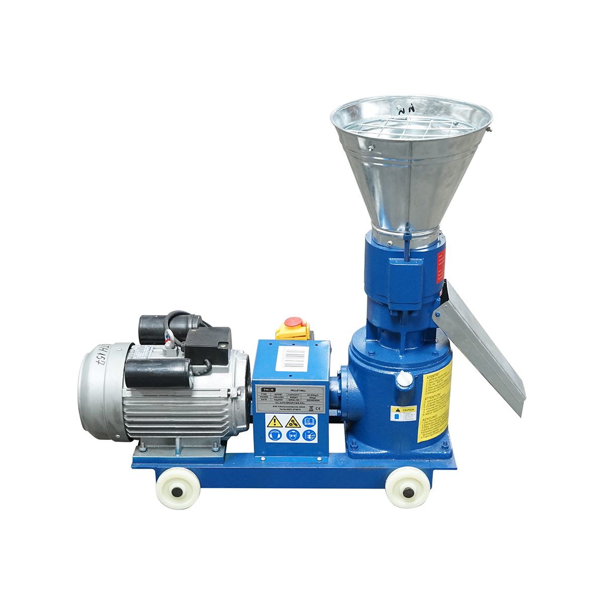 Granulator furaje, presa cereale 2,2KW, 220V cu matrita de 6mm si randament max 100kg/H - imagine 4