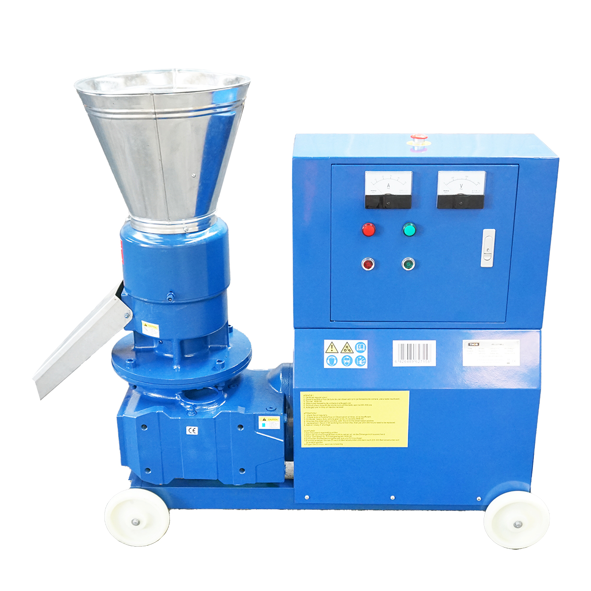 Granulator furaje, presa cereale 11KW, 380V cu matrita de 6mm si randament max 500kg/H - imagine 2