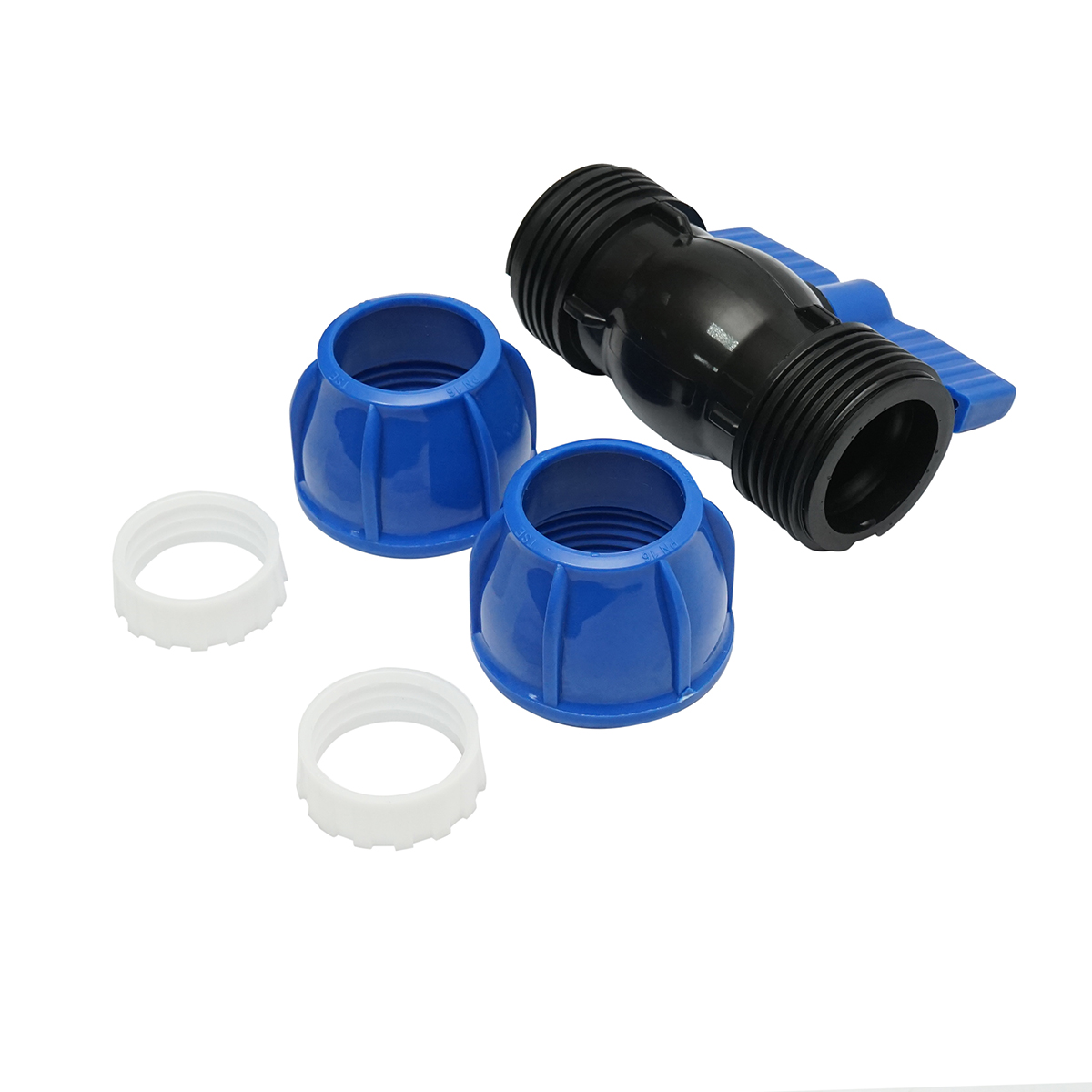 Robinet mufa cu bila compresiune 50x50mm PN16 pentru sisteme de irigatii - imagine 4