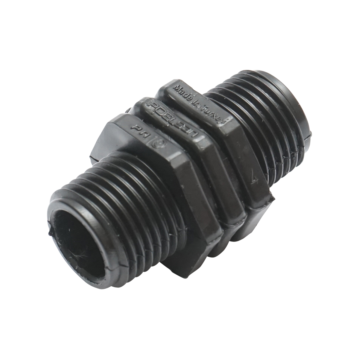 Niplu egal filet exterior D1/2x1/2 toll pentru sisteme de irigatii PN10 - imagine 2