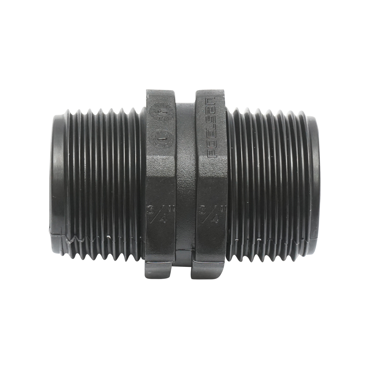 Niplu egal filet exterior D3/4x3/4 toll pentru sisteme de irigatii PN10