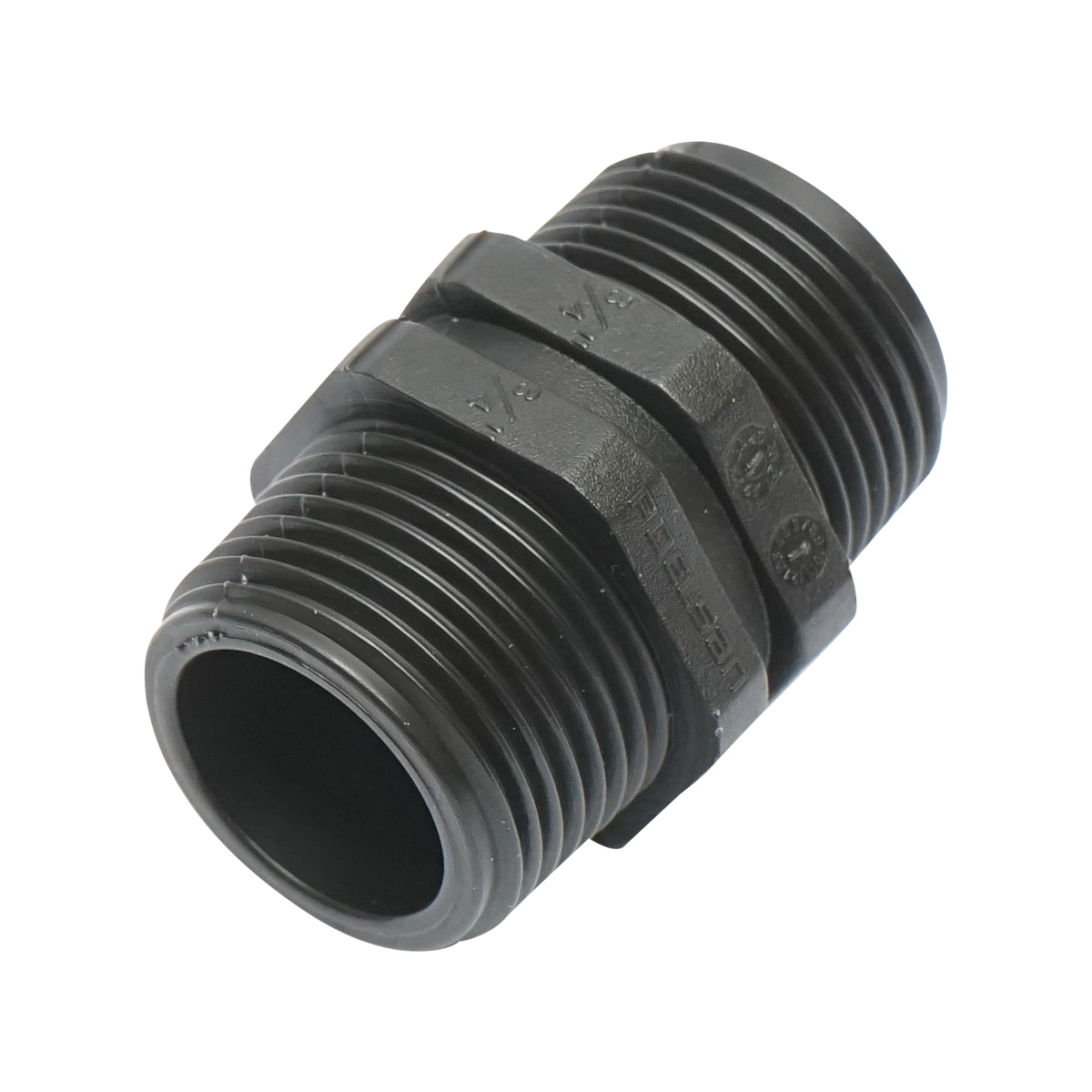 Niplu egal filet exterior D3/4x3/4 toll pentru sisteme de irigatii PN10 - imagine 3
