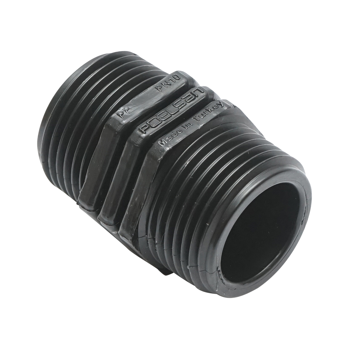 Niplu egal filet exterior D1x1 toll pentru sisteme de irigatii PN10 - imagine 2