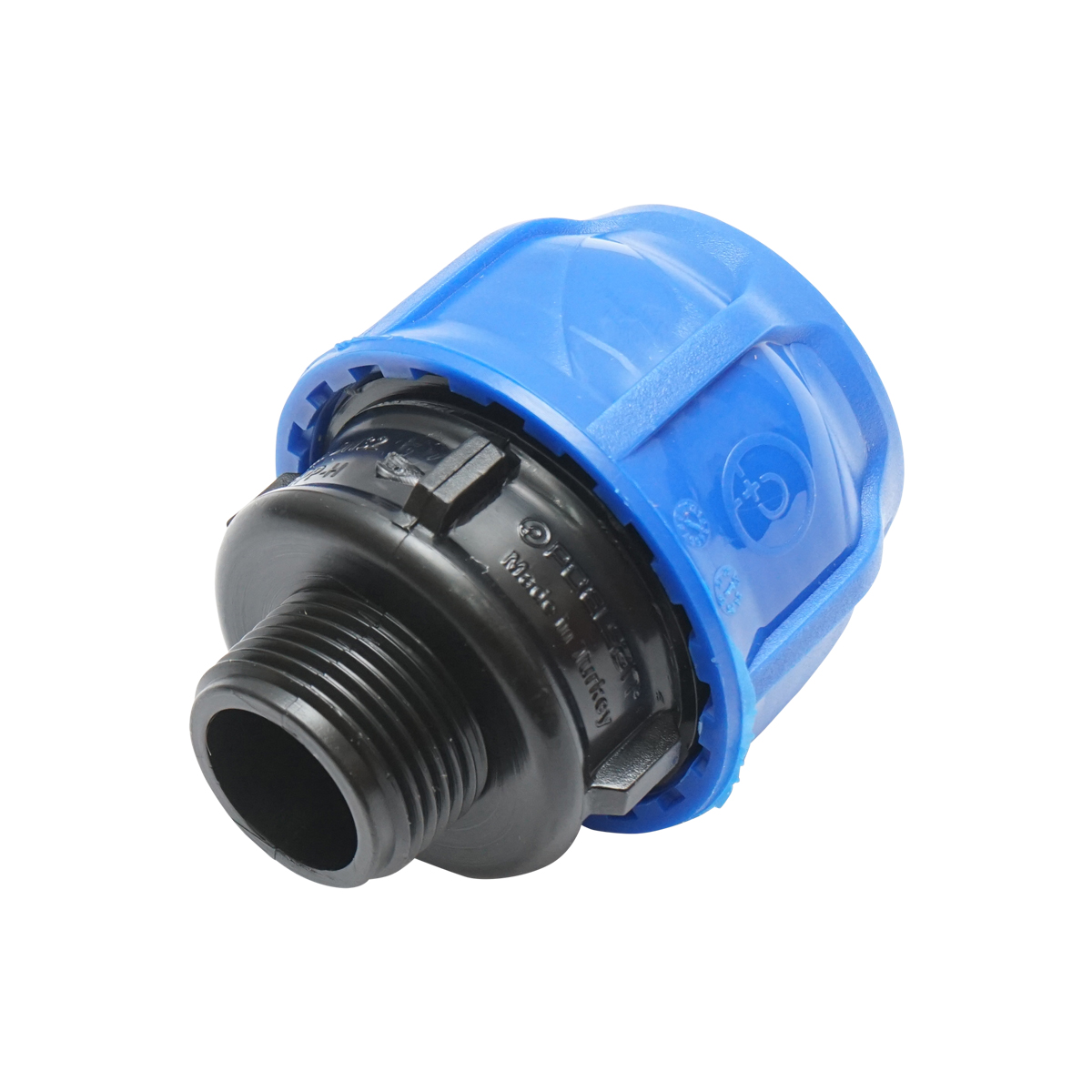 Racord compresiune cu filet exterior D40mmx1 toll, PN16, pentru sisteme de irigatii - imagine 2