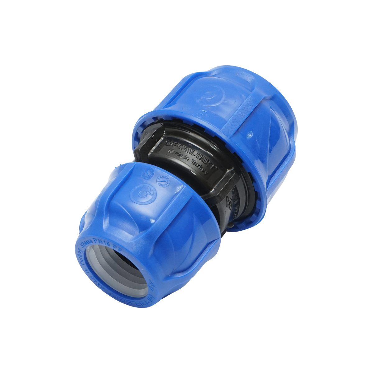 Mufa reductie compresiune cu filet interior D40x32mm, PN16 pentru sisteme de irigatii - imagine 2