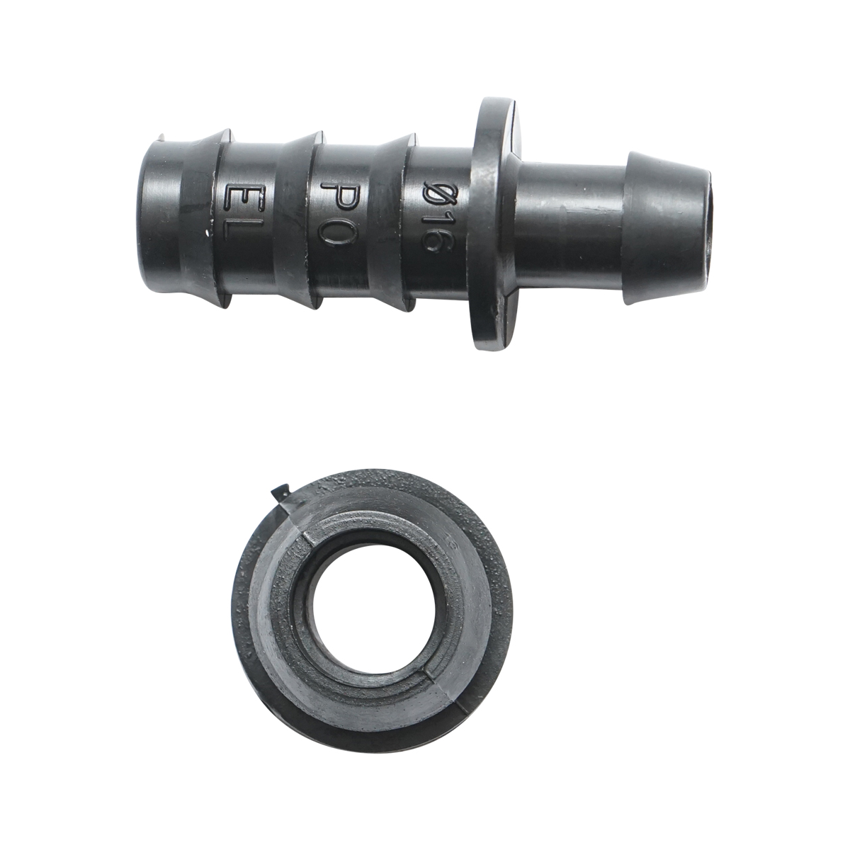 Mufa conector stut egal tub picurare 16x16mm pentru sisteme de irigatii - imagine 2
