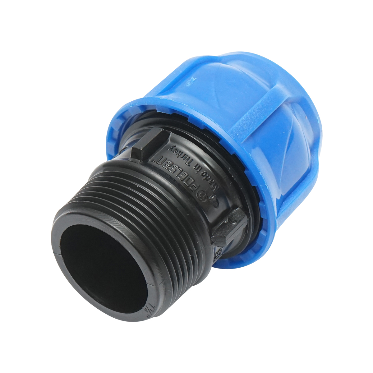 Racord compresiune cu filet exterior D32mmx1-1/4 toll, PN16 pentru sisteme de irigatii - imagine 2