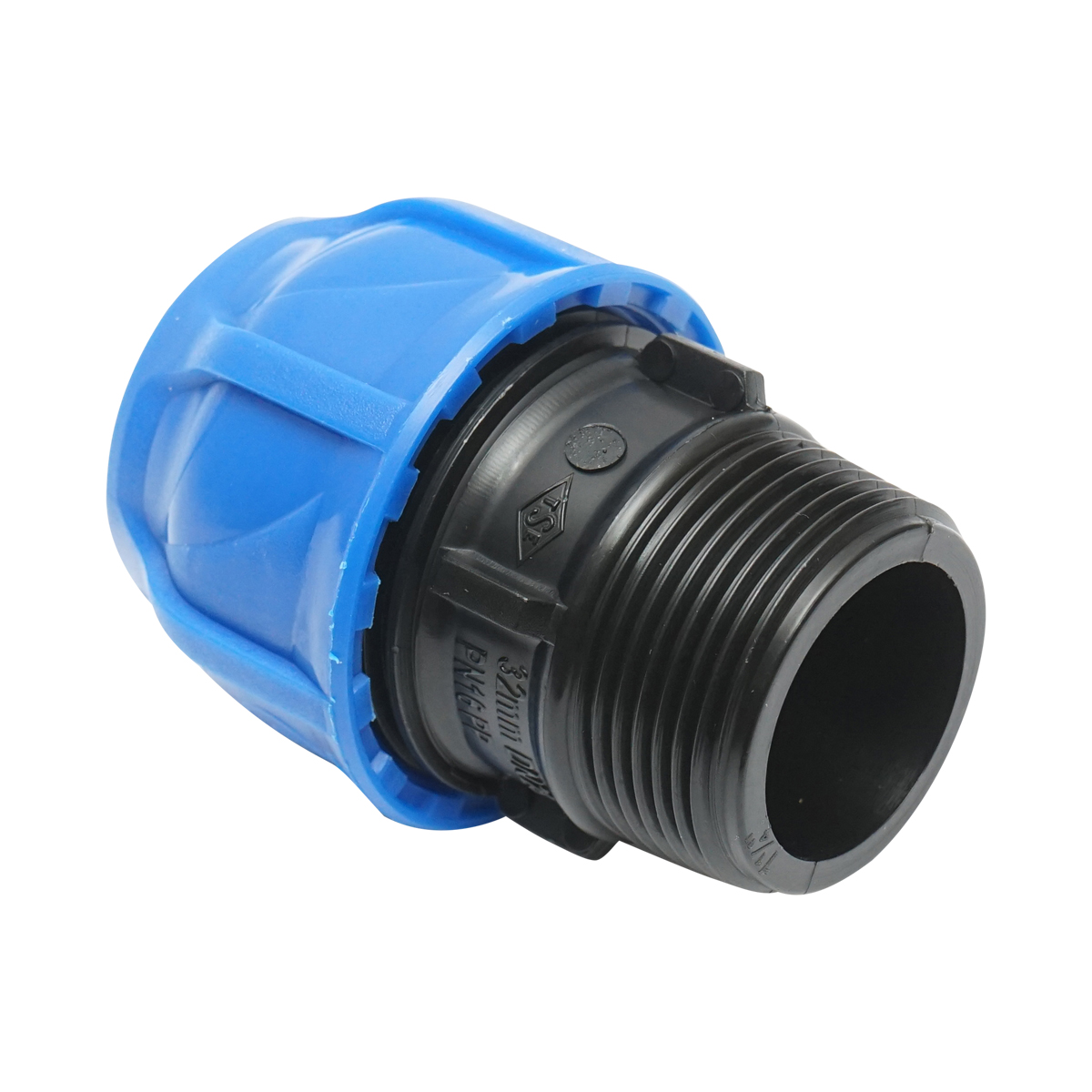 Racord compresiune cu filet exterior D32mmx1-1/4 toll, PN16 pentru sisteme de irigatii - imagine 4
