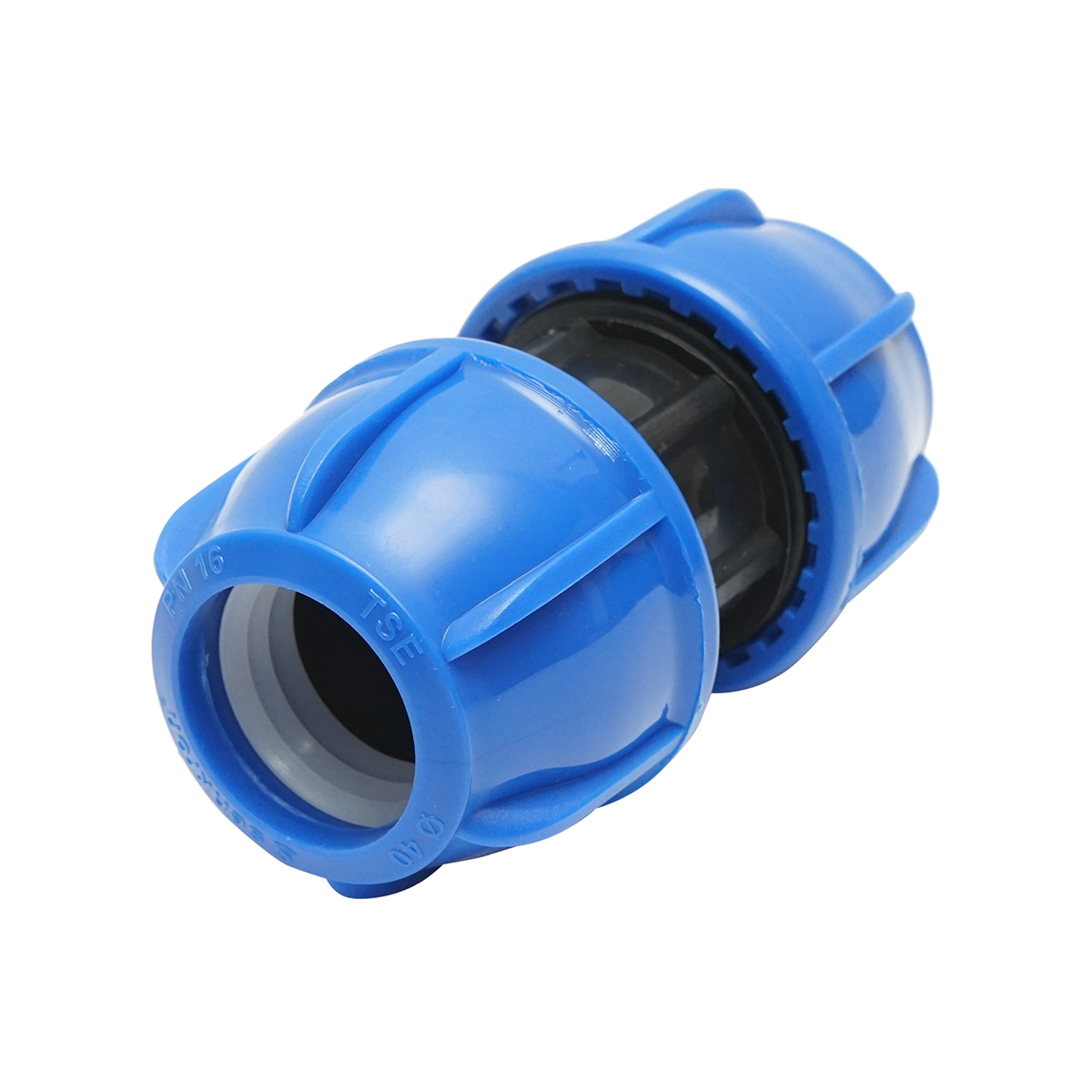 Mufa compresiune egala D40x40mm, PN16 pentru sisteme de irigatii - imagine 2