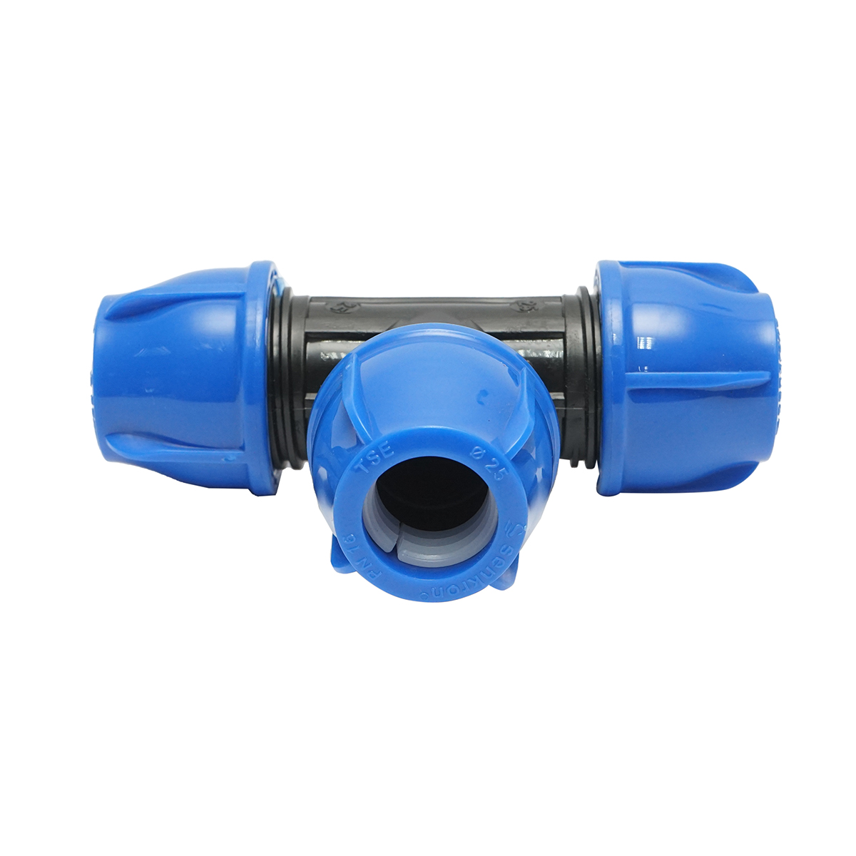 Teu compresiune egal 25x25x25mm PN16, pentru sisteme de irigatii - imagine 2