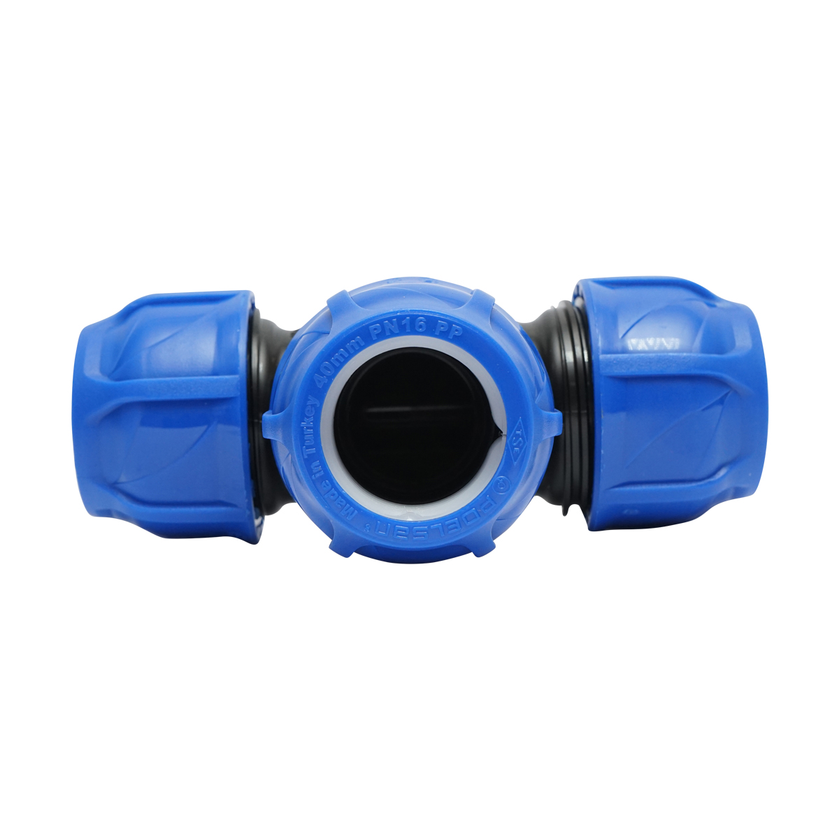 Teu egal compresiune D40x40x40mm PN16, pentru sisteme de irigatii - imagine 2