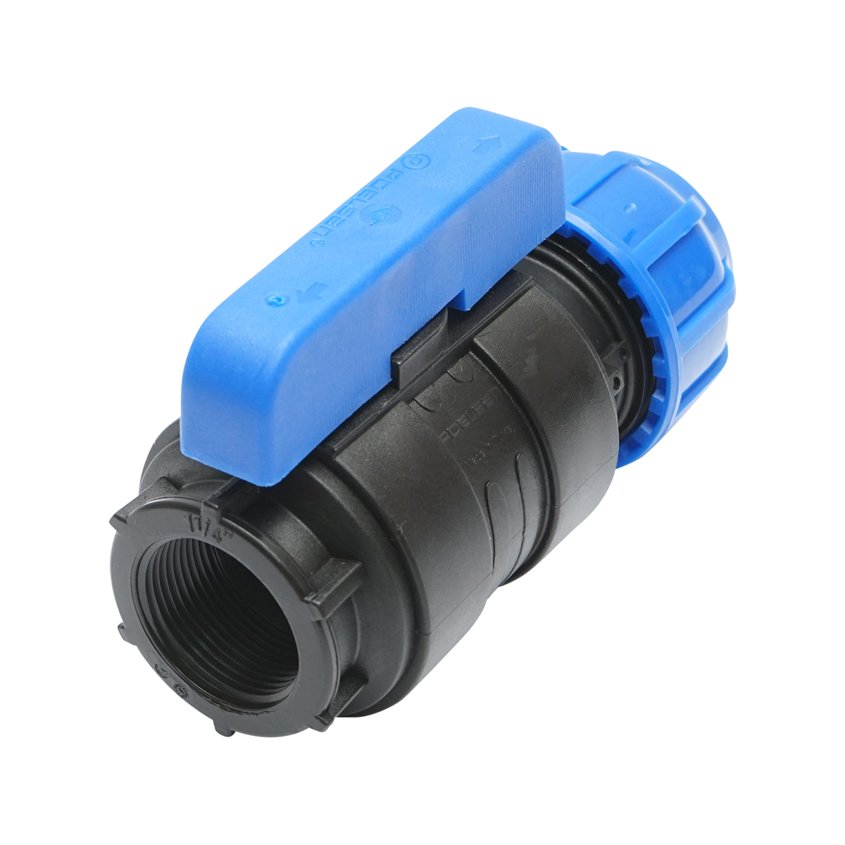 Robinet mufa cu bila filet interior D40mmx1-1/4, PN10, pentru sisteme de irigatii - imagine 3