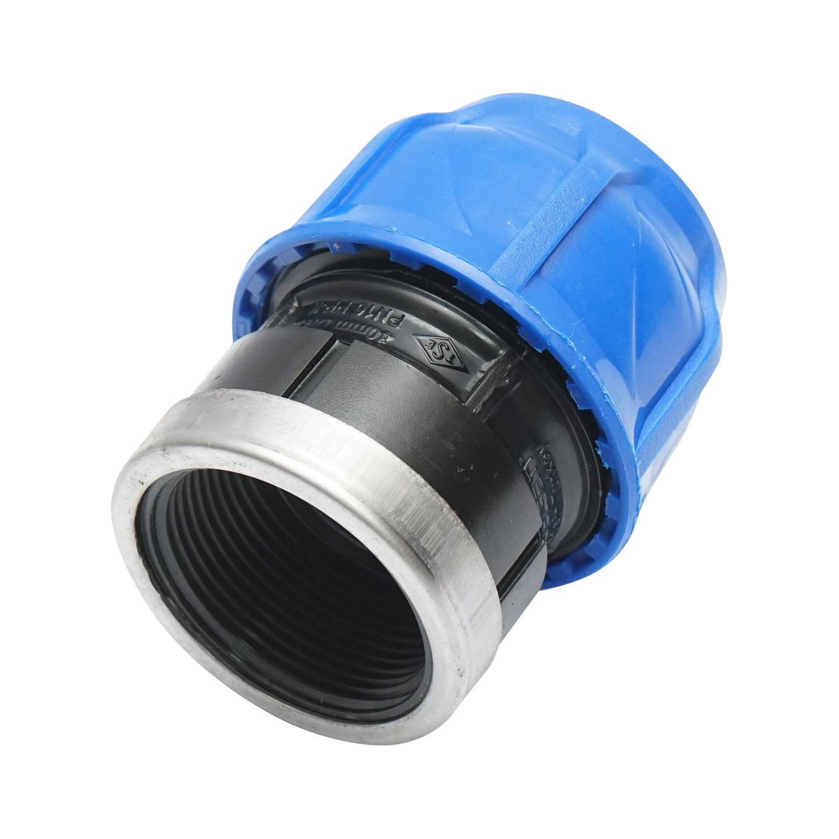 Racord compresiune cu filet interior D40mmx1-1/2 toll, PN16 pentru sisteme de irigatii - imagine 4