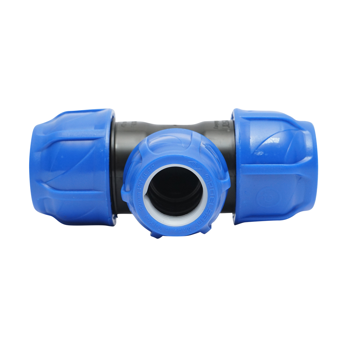 Teu reductie compresiune D40x32x40mm, PN16 pentru sisteme de irigatii - imagine 2