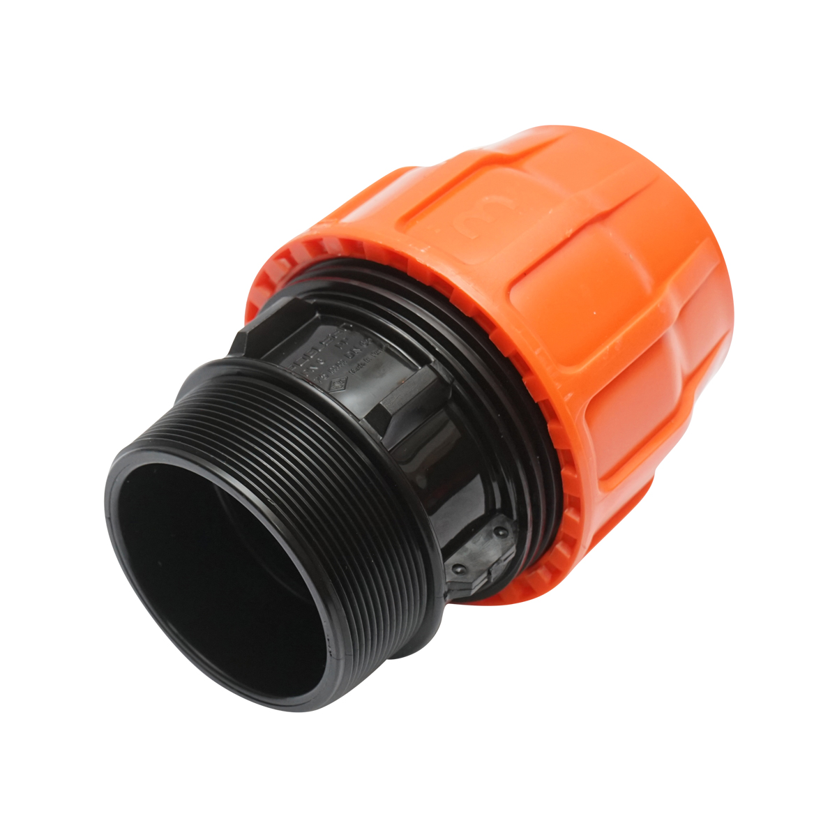 Adaptor compresiune Layflat, filet exterior D3x3 toll PN6 pentru sisteme irigatii - imagine 4
