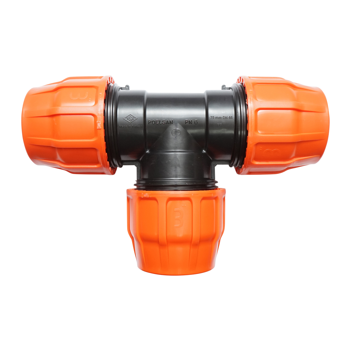 Teu egal compresiune Layflat D3x3x3 toll PN6 pentru sisteme irigatii - imagine 2