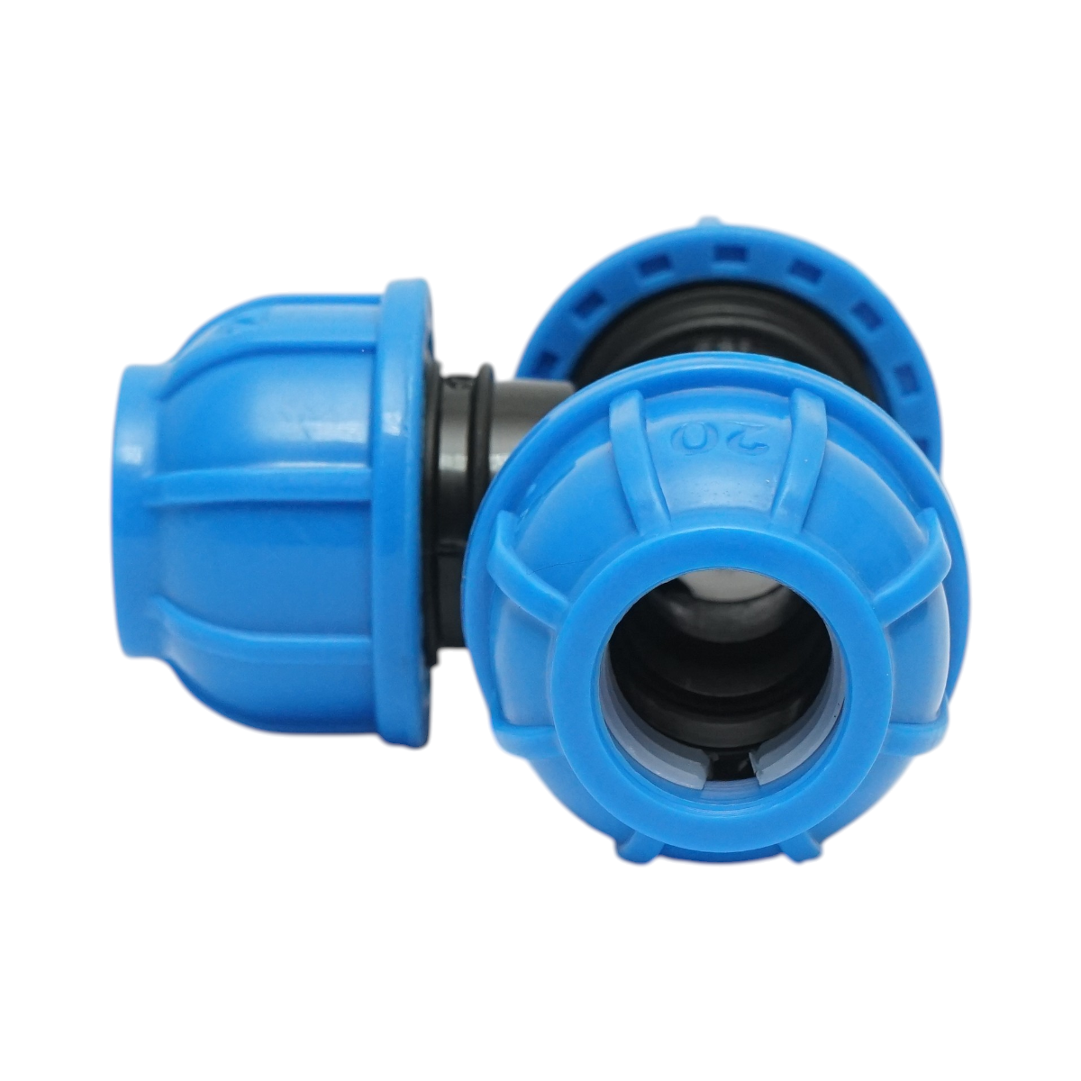 Teu compresiune egal 20x20x20mm PN16 pentru sisteme de irigatii - imagine 4